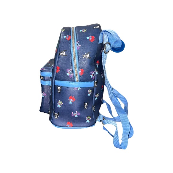 Loungefly Disney Lilo & Stitch Costumes Mini Backpack Blue - Picture 6 of 16